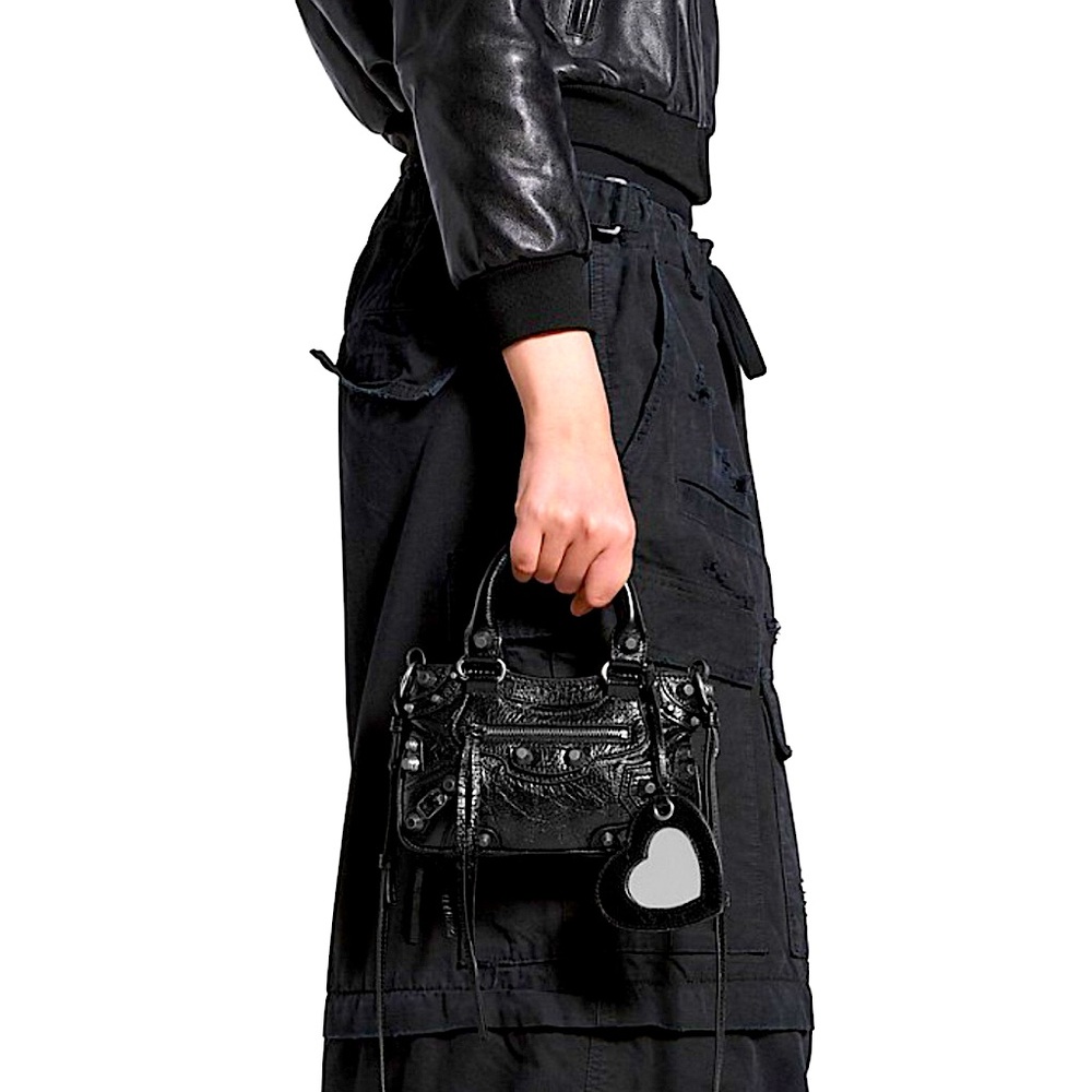 ❌SOLD❌NEW🔥BALENCIAGA Mini Neo Cagole Leather Top Handle Bag🔥 - Picture 3 of 11